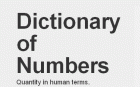 Dictionary of Numbers