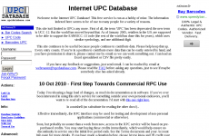 UPC Database
