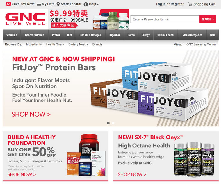 GNC健安喜美国官网：美国第一营养品牌
