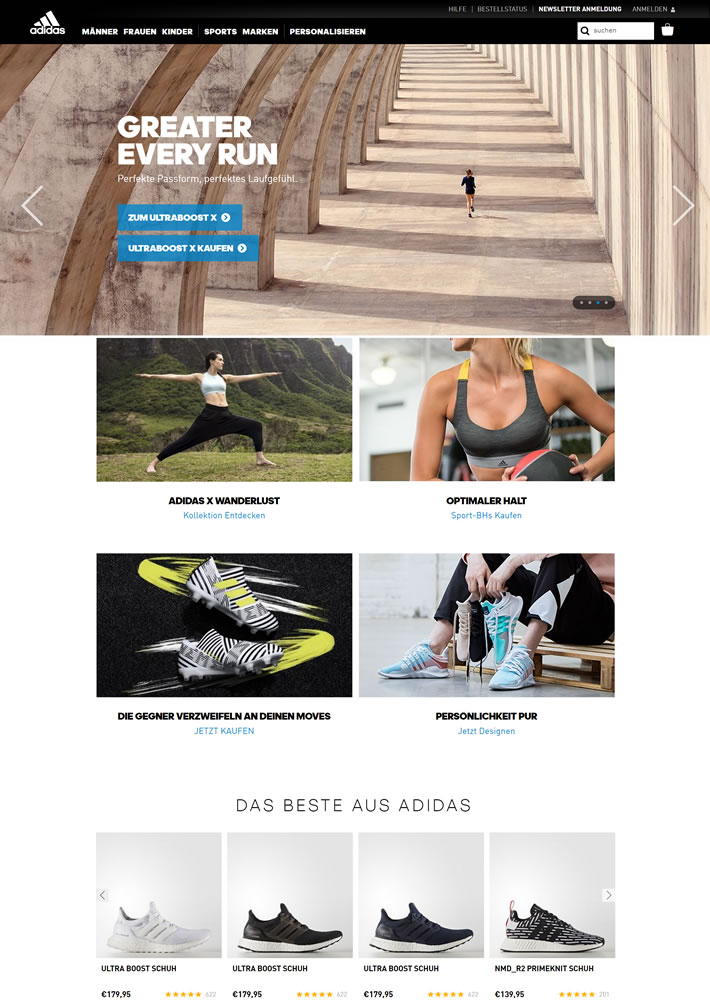 阿迪达斯德国官方网站：adidas德国