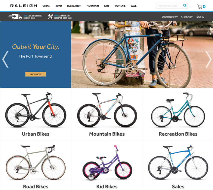 Raleigh兰令自行车美国官网：英国凤头牌自行车