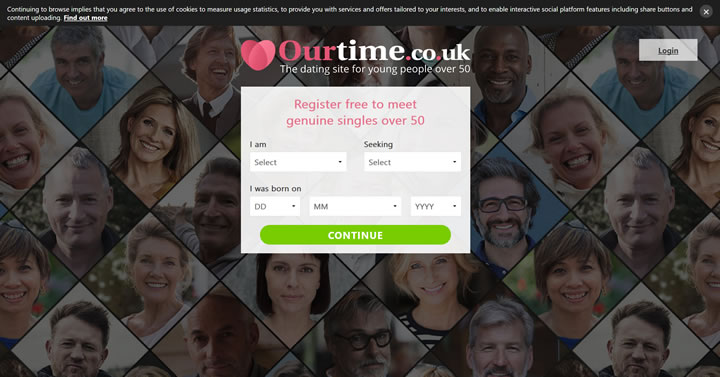 英国50岁以上人群的交友网站：Ourtime
