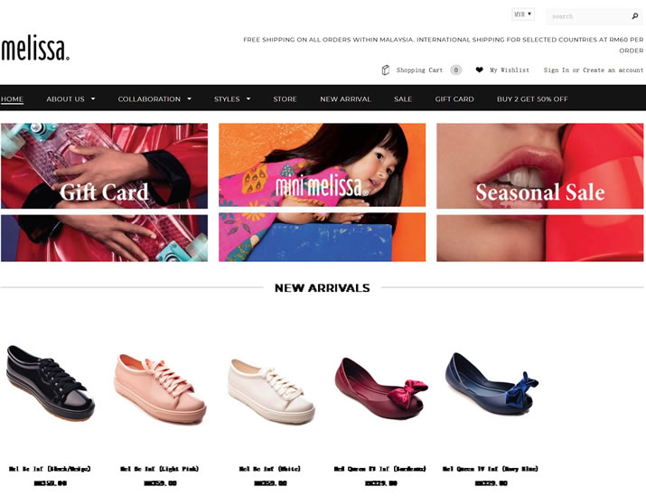 Melissa鞋马来西亚官方网站：MDreams马来西亚