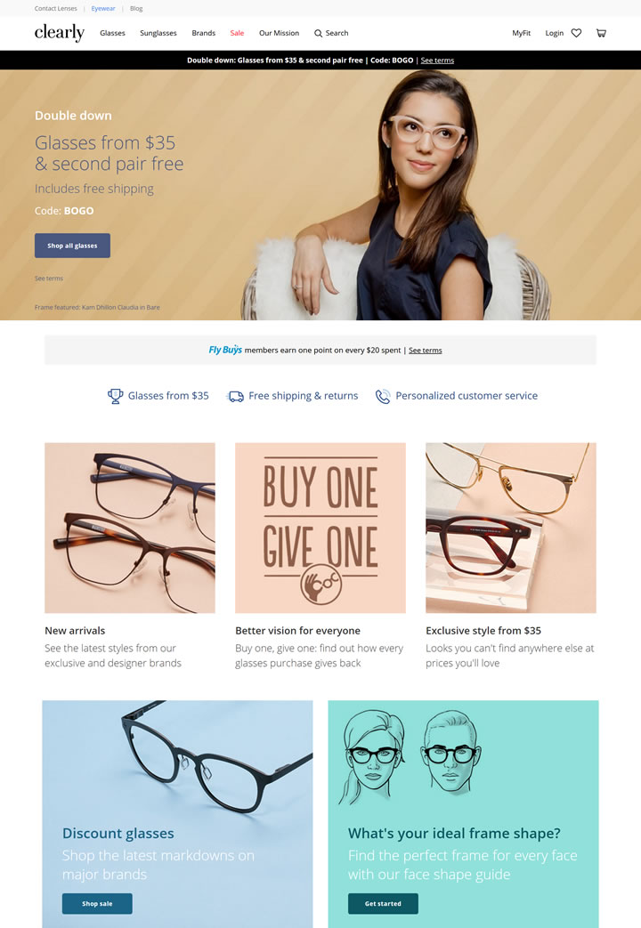 Clearly新西兰：购买眼镜、太阳镜和隐形眼镜