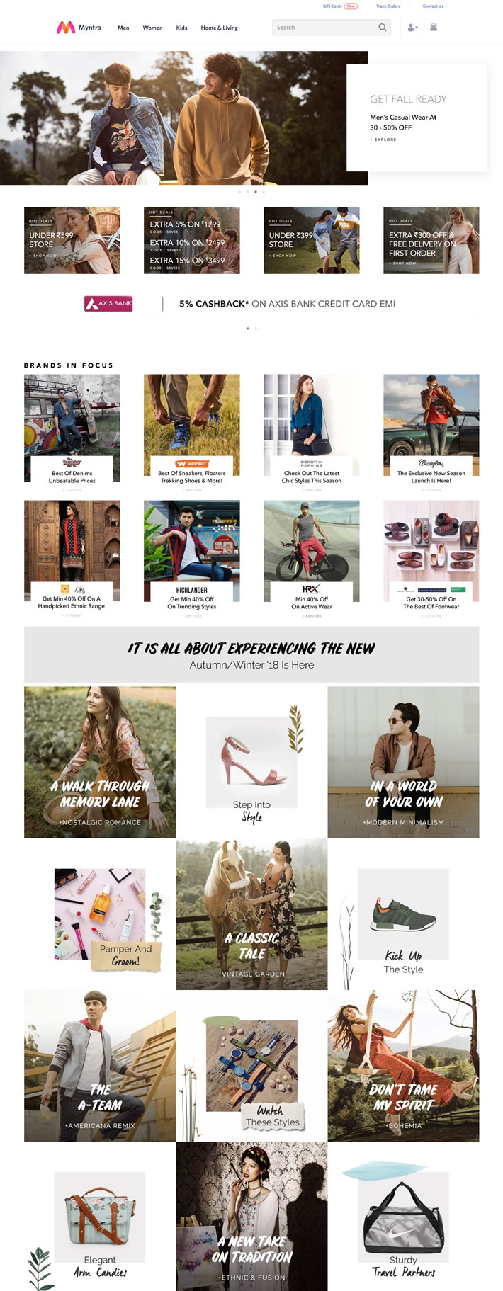 印度最大的时尚购物网站：Myntra