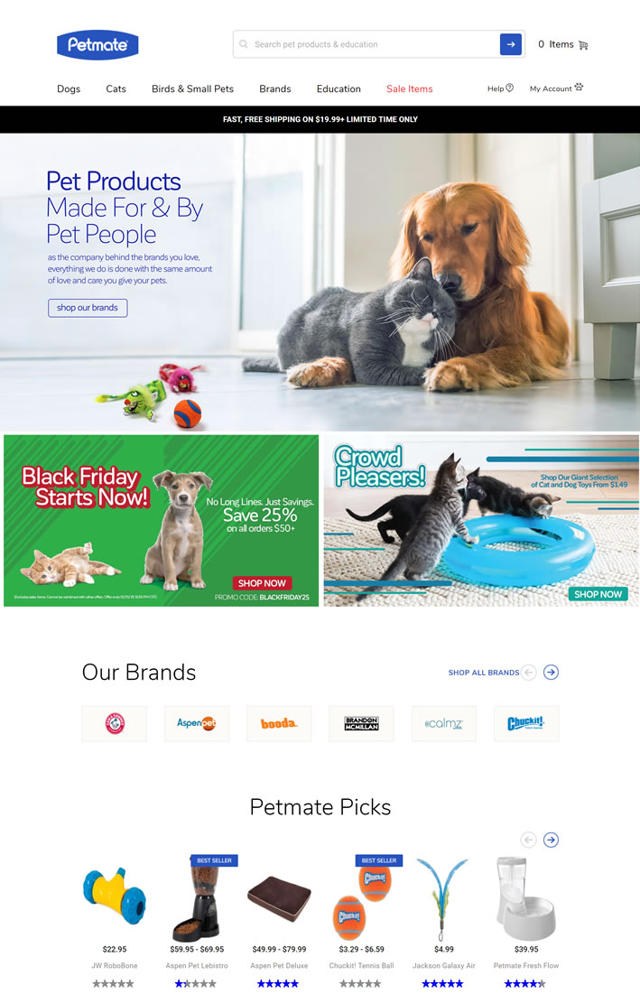 Petmate品牌官方网站：宠物用品