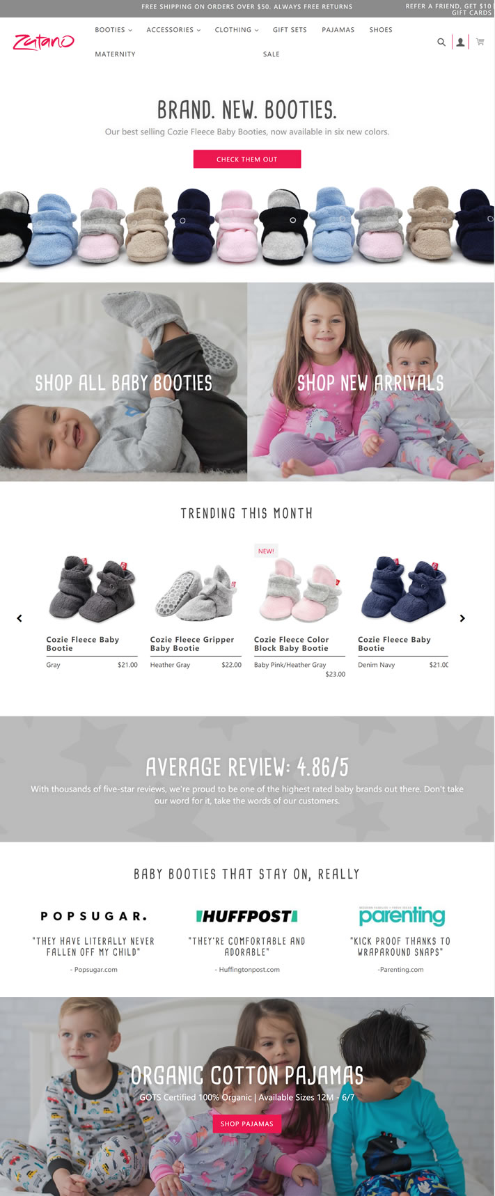 婴儿鞋，独特的婴儿服装和配件：Zutano