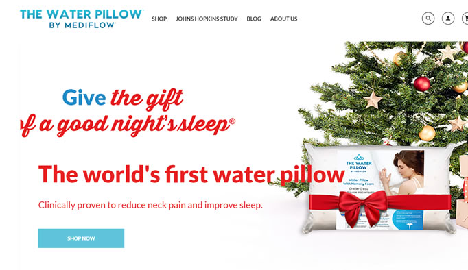 世界上第一个水枕头：Mediflow