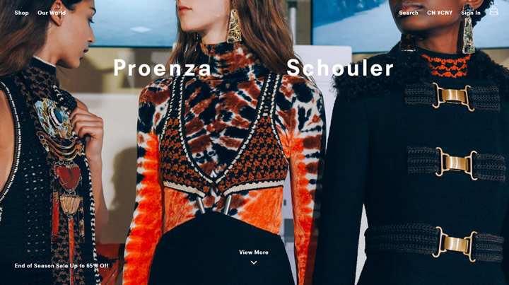 Proenza Schouler官方网站：纽约女装和配饰品牌
