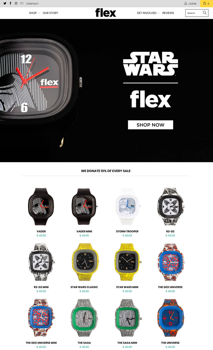 有原因的手表：Flex Watches