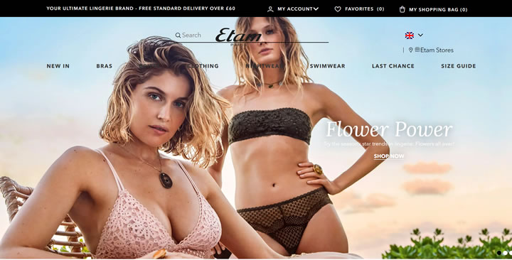 Etam艾格英国官网：法国著名女装品牌