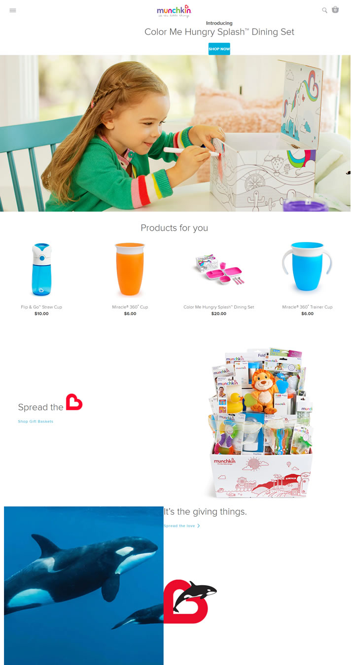 美国婴儿用品及配件购买网站：Munchkin