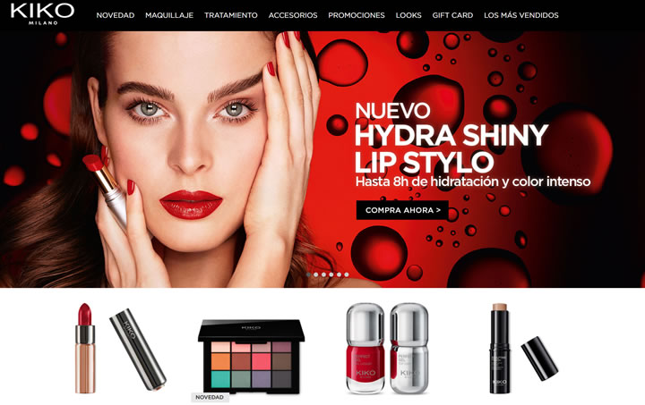 KIKO MILANO西班牙官网：意大利领先的化妆品和护肤品品牌