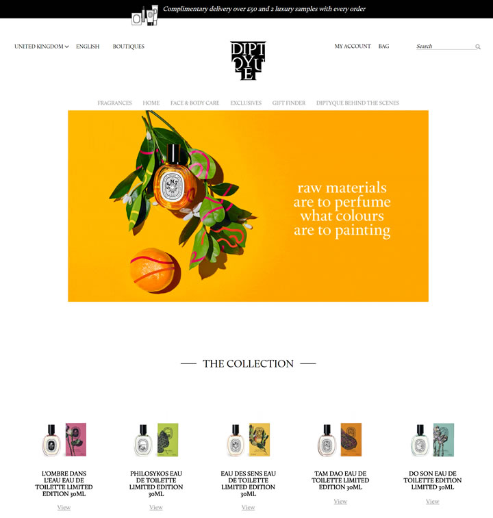 Diptyque英国官方网站：源自法国的知名香氛品牌
