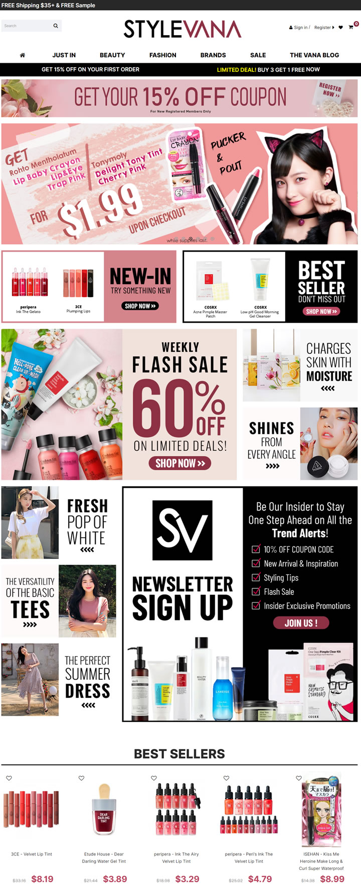 美国亚洲时尚和美容产品的一站式网上商店：Stylevana