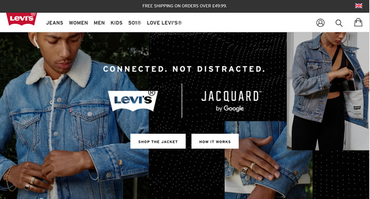 李维斯牛仔裤英国官方网站：Levi’s英国