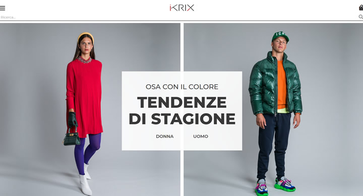 iKRIX意大利网上商店：男女豪华服装和配件
