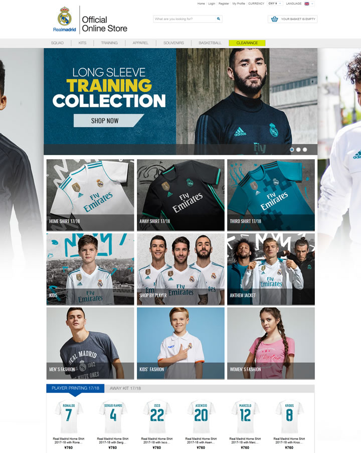 The Official Real Madrid Store:  Buy Authentic Real Madrid Kits