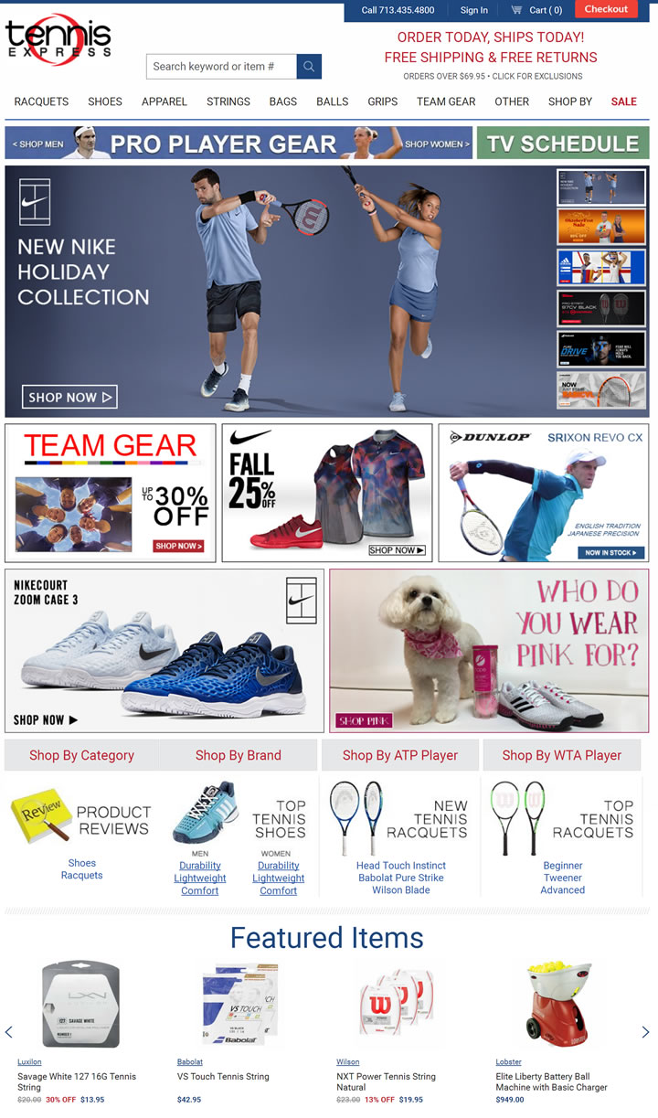 Texas’s Popular Online Tennis Retailer: Tennis Express