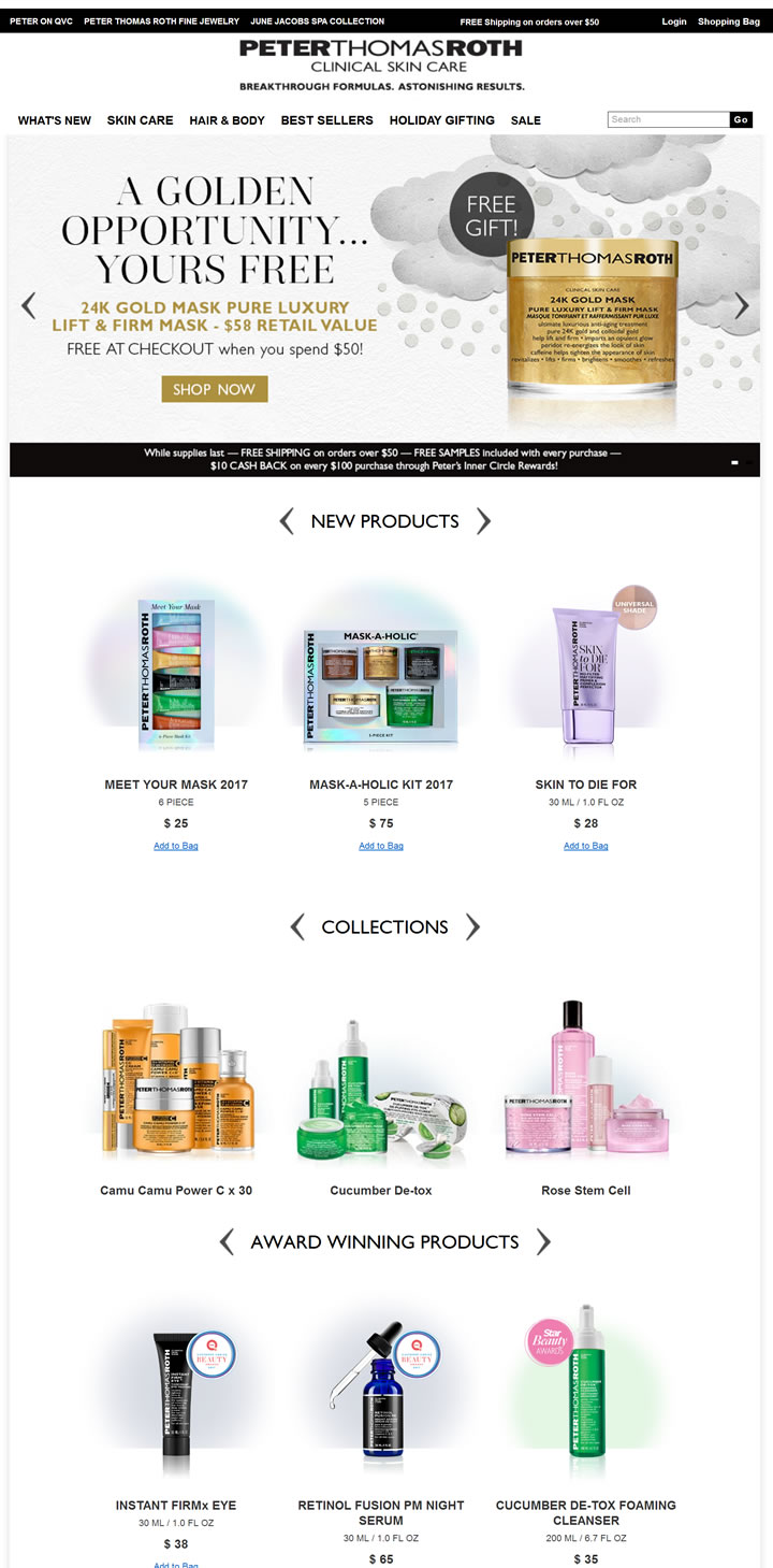 Peter Thomas Roth Official Store: Clinical Skin Care