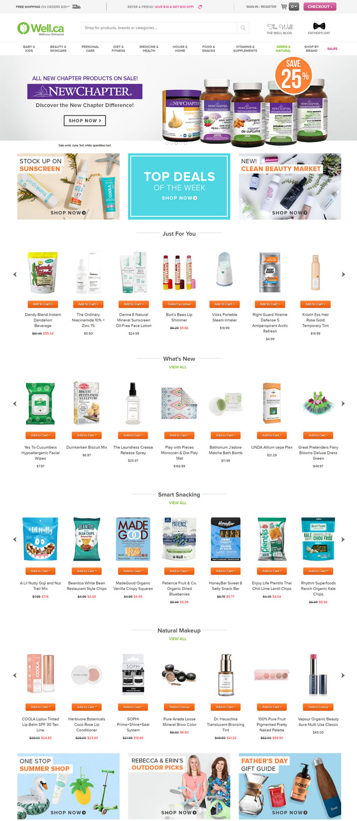 Canada’s Online Health, Beauty, and Baby Products Store: Well.ca