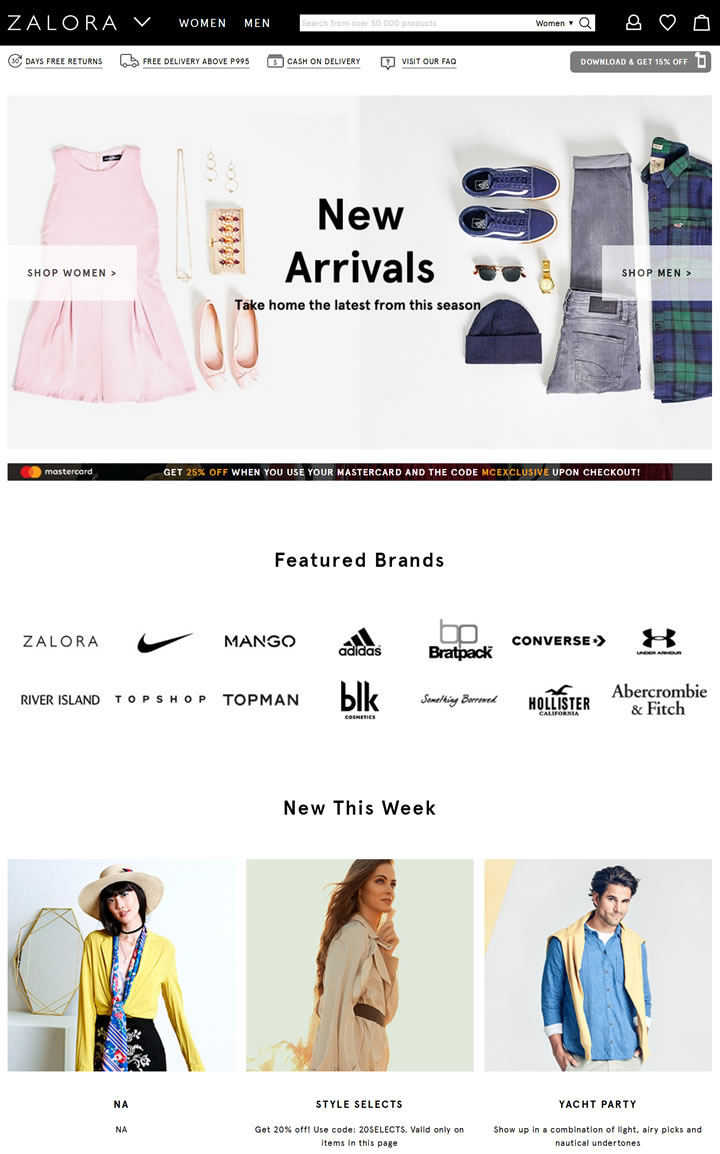 Philippines Fashion Online Shopping: ZALORA Philippines