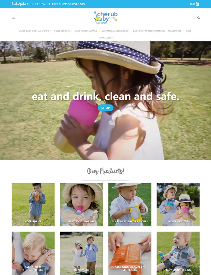 Australian Baby Feeding Brand: Cherub Baby