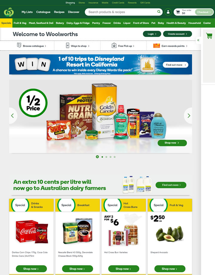 Australian Supermarket: Woolworths