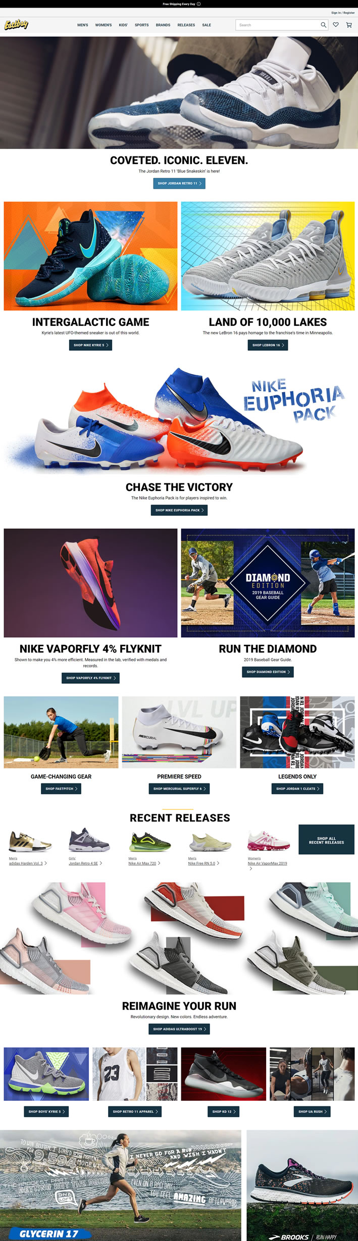 Athletic Shoes & Clothing: Eastbay
