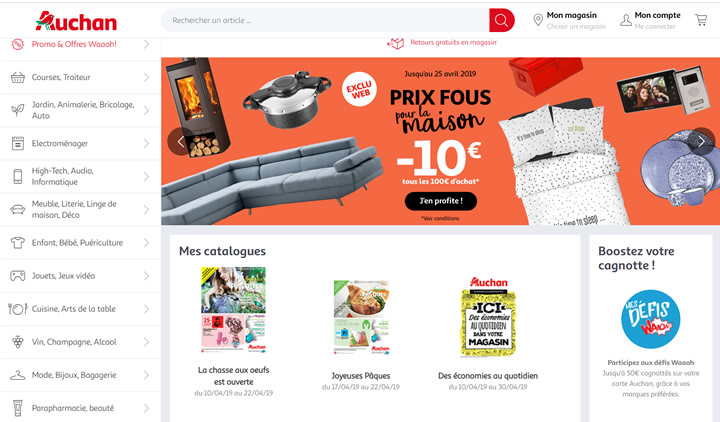 French Auchan Online Supermarket: Auchan