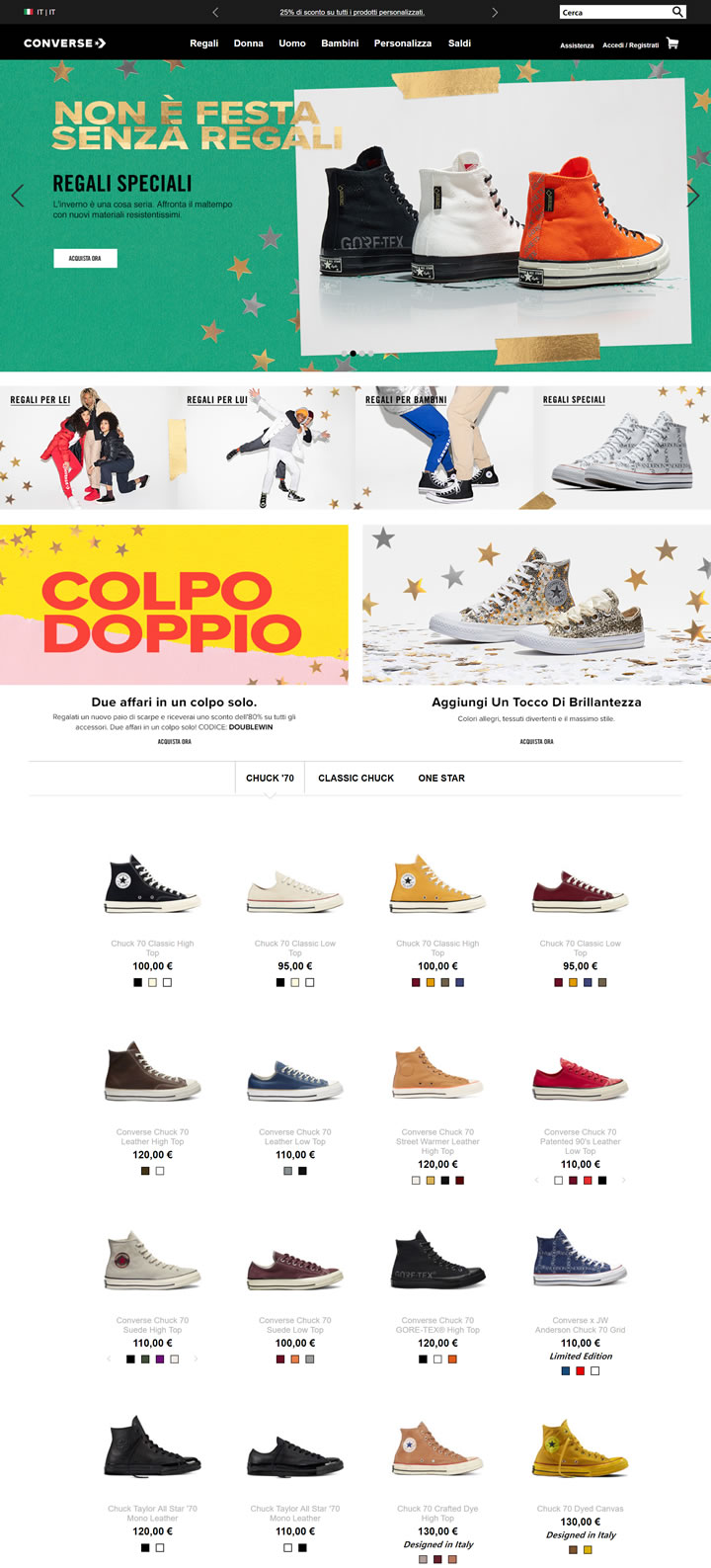 Converse Italy Official Site: Converse IT