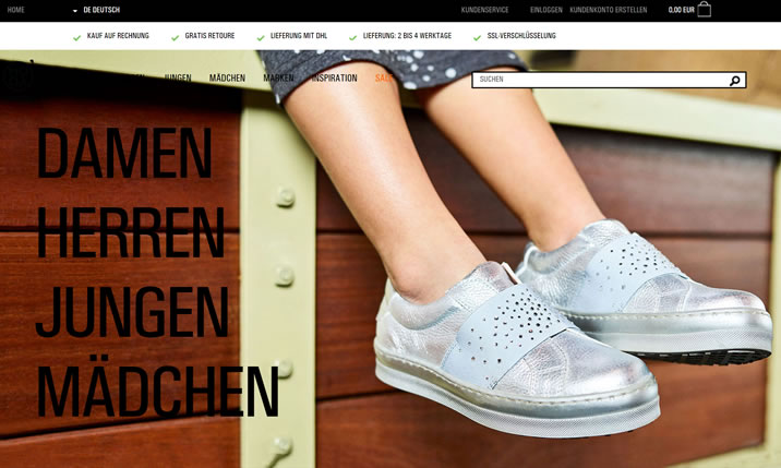 德国鞋子网上商店：Omoda.de