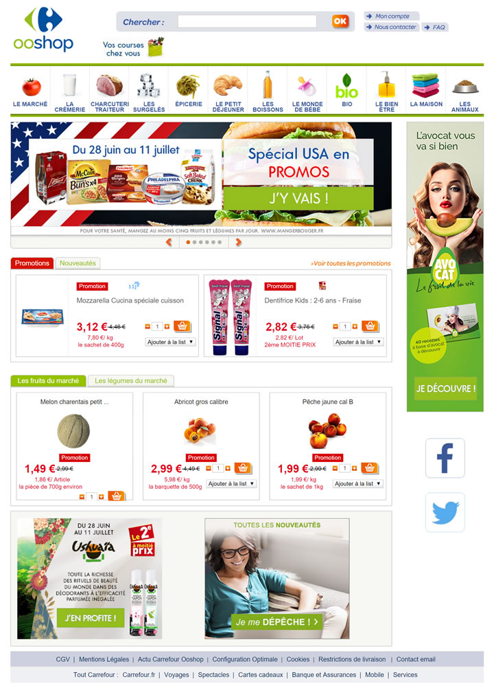 法国家乐福网上购物：Carrefour法国