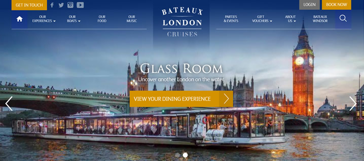 船餐厅和泰晤士河餐饮游轮：Bateaux London