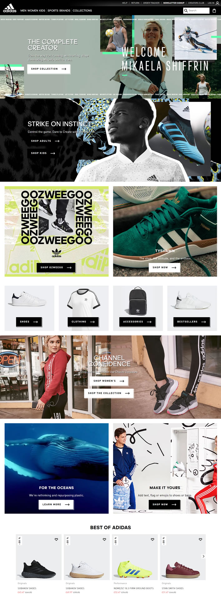 阿迪达斯英国官方网站：adidas英国