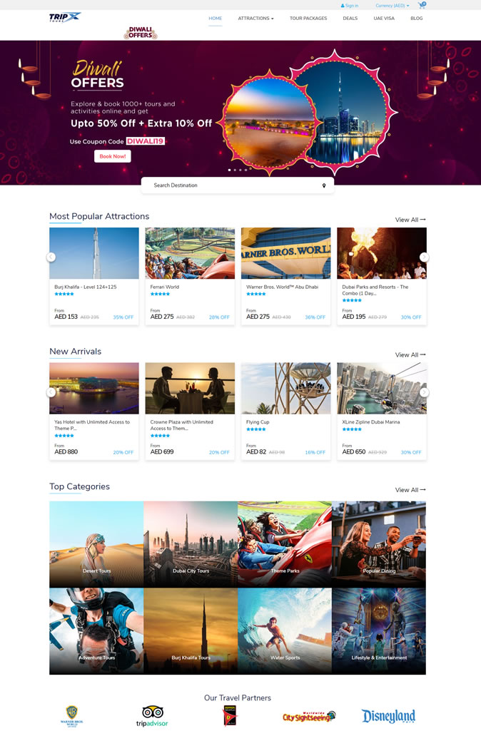 阿联酋迪拜旅游套票/迪拜景点和门票：Tripx Tours