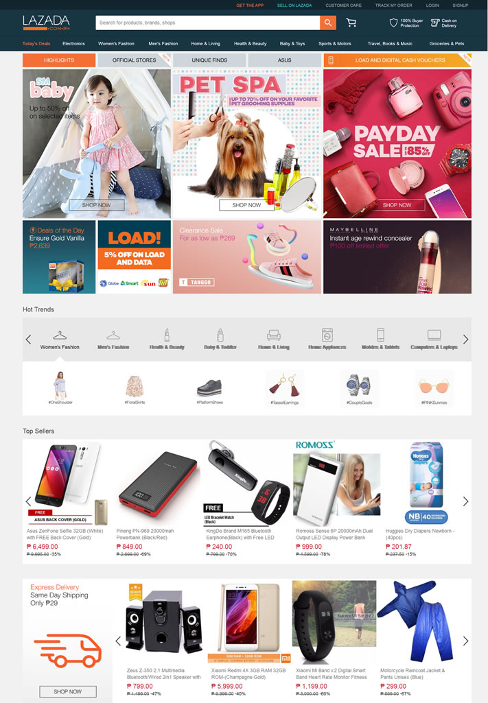 Philippines Online Shopping Site: LAZADA Philippines