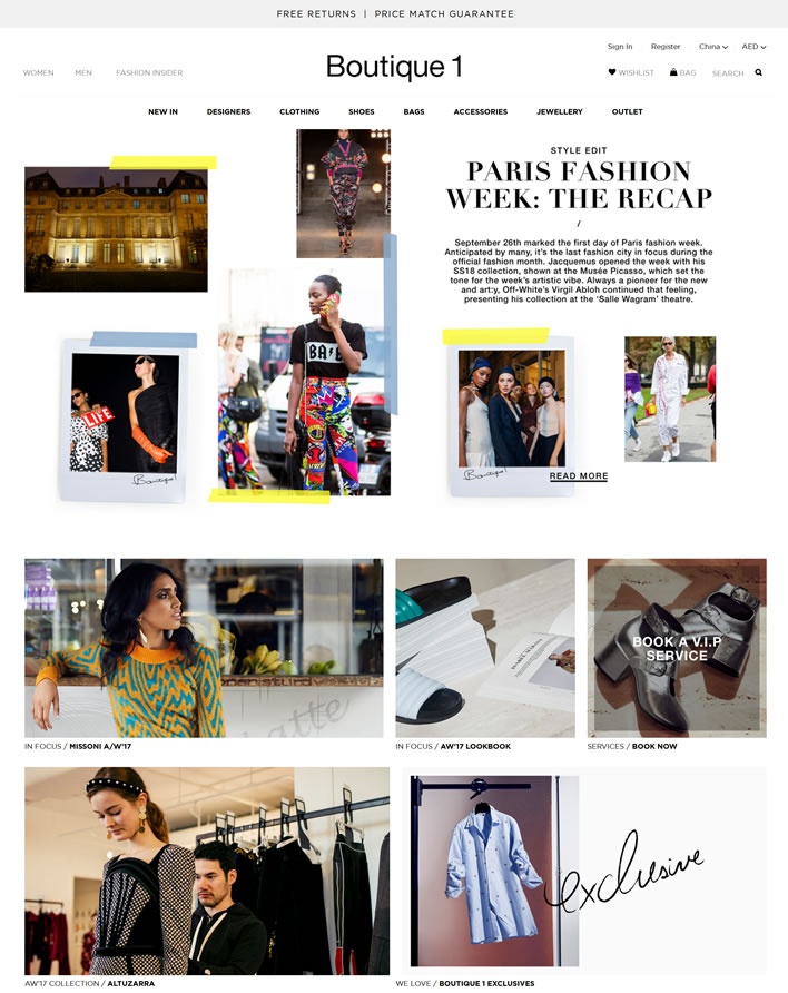 Boutique 1 US: UAE’s Luxury Fashion Retailer