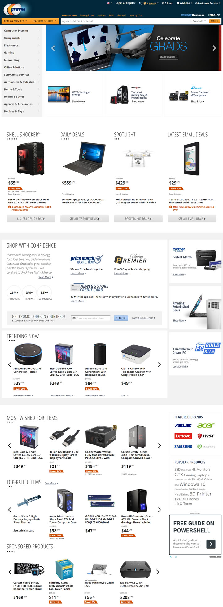 North American Leading Electronics Retailer: Newegg.com