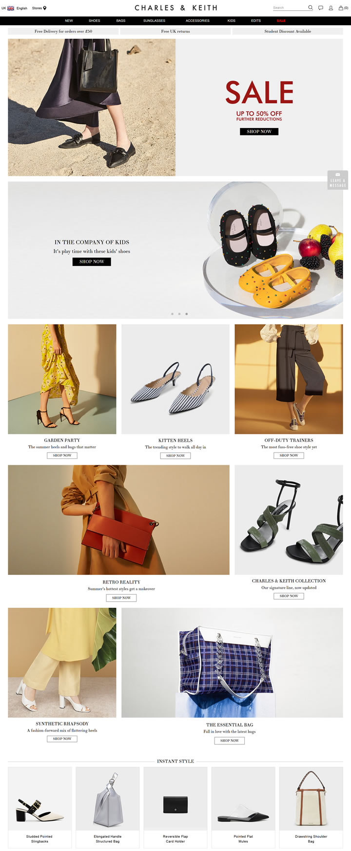 CHARLES & KEITH UK Official Site: Singapore Fashion Brand