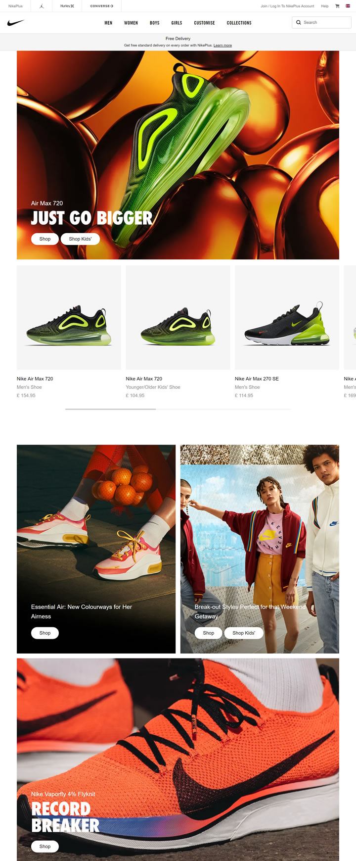 Nike United Kingdom Official Site: Nike.com (UK)