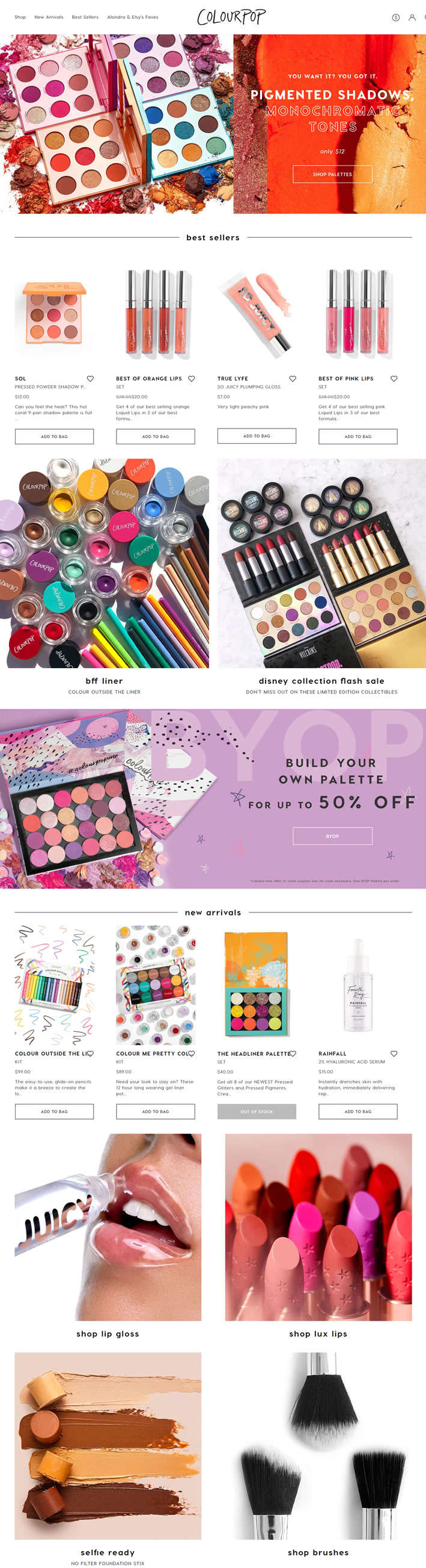 ColourPop Official Site: Los Angeles Cosmetics Brand